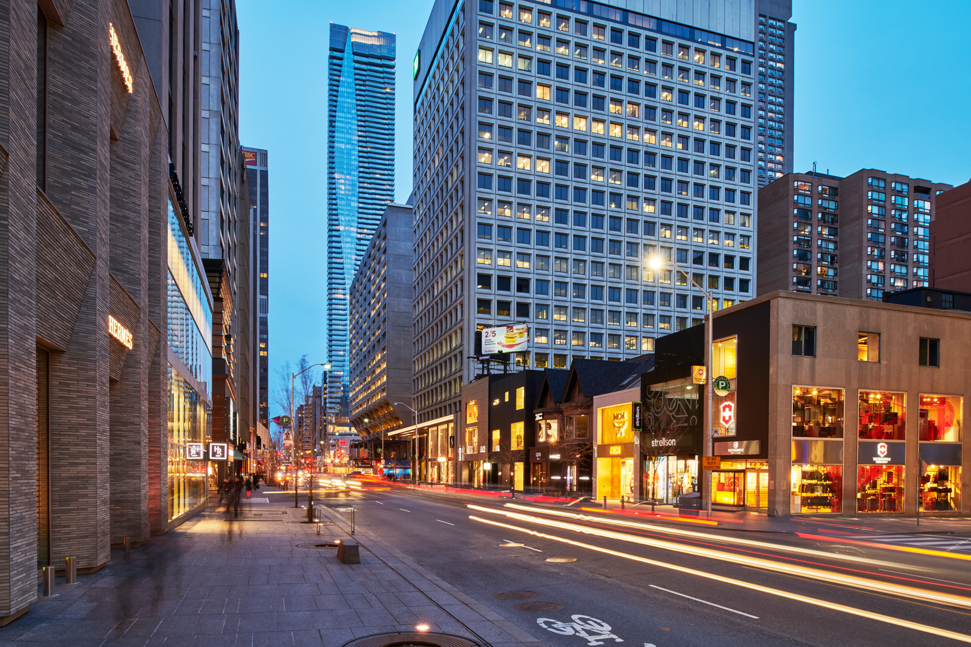 Yorkville at dusk